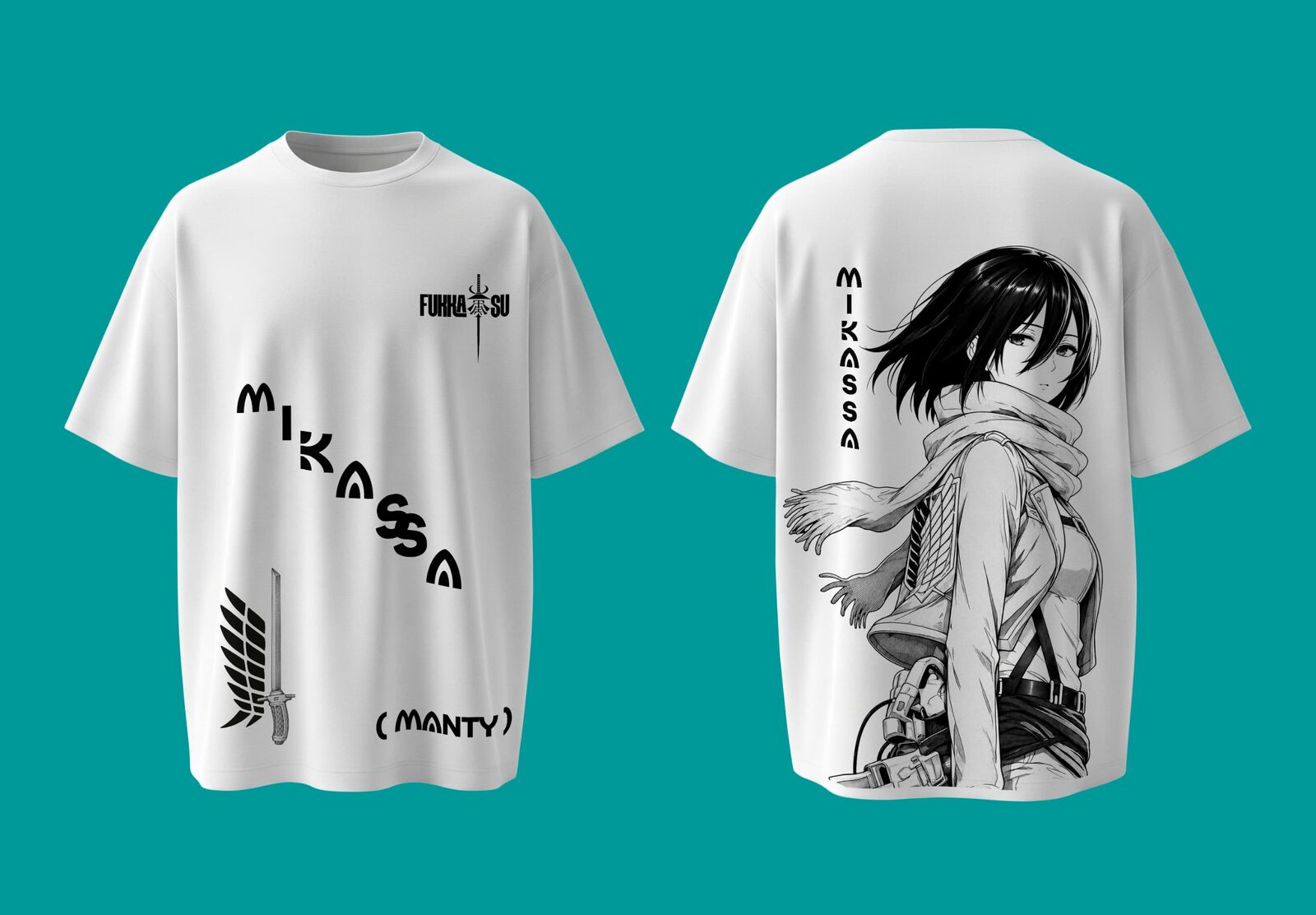 T shirt personnalisé Mikassa