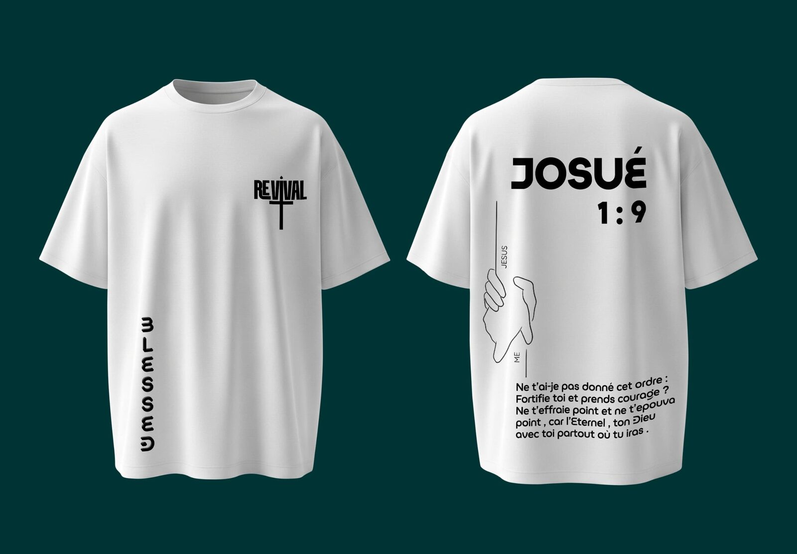T shirt personnalisé avec verset