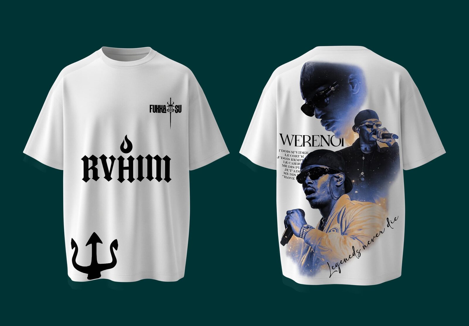 T shirt personnalisé werenoi