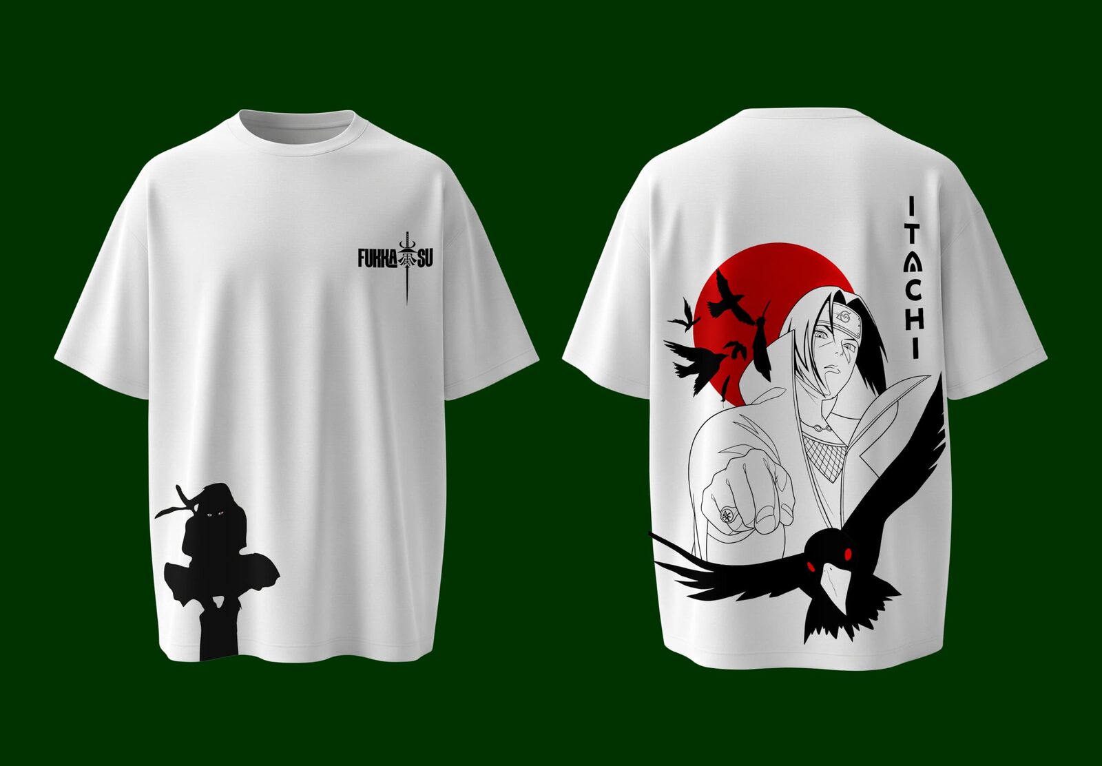 T shirt personnalisé itachi