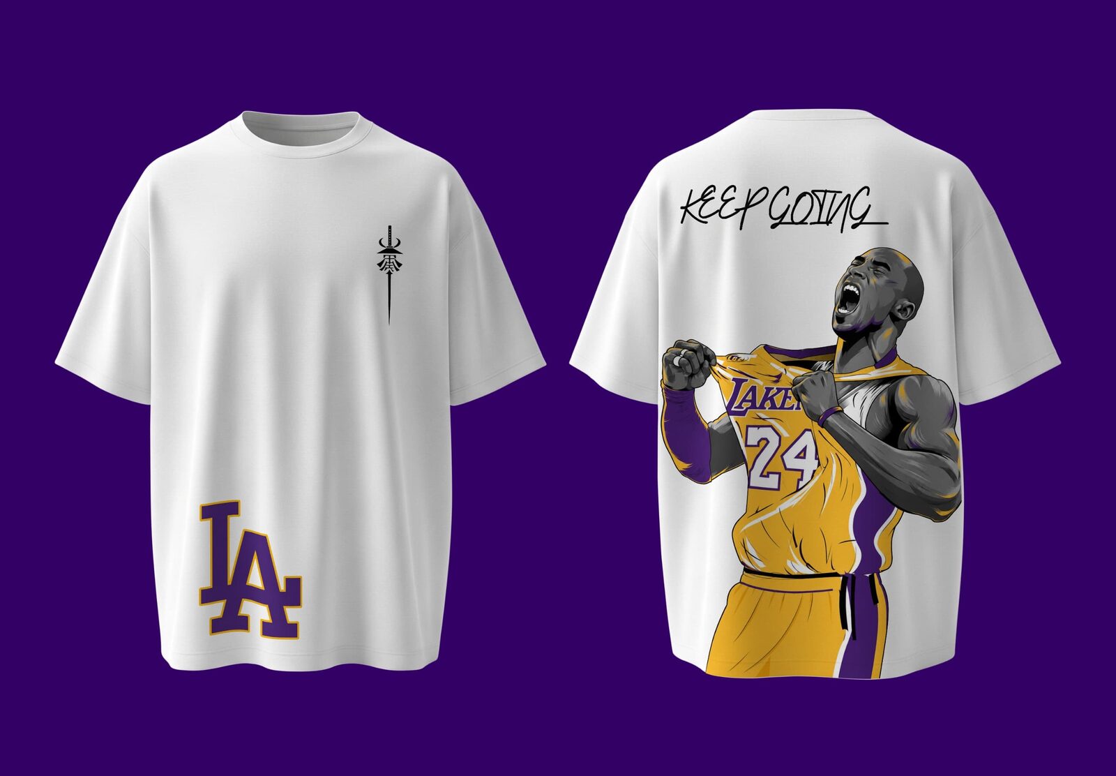 T shirt personnalisé Kobe Bryan