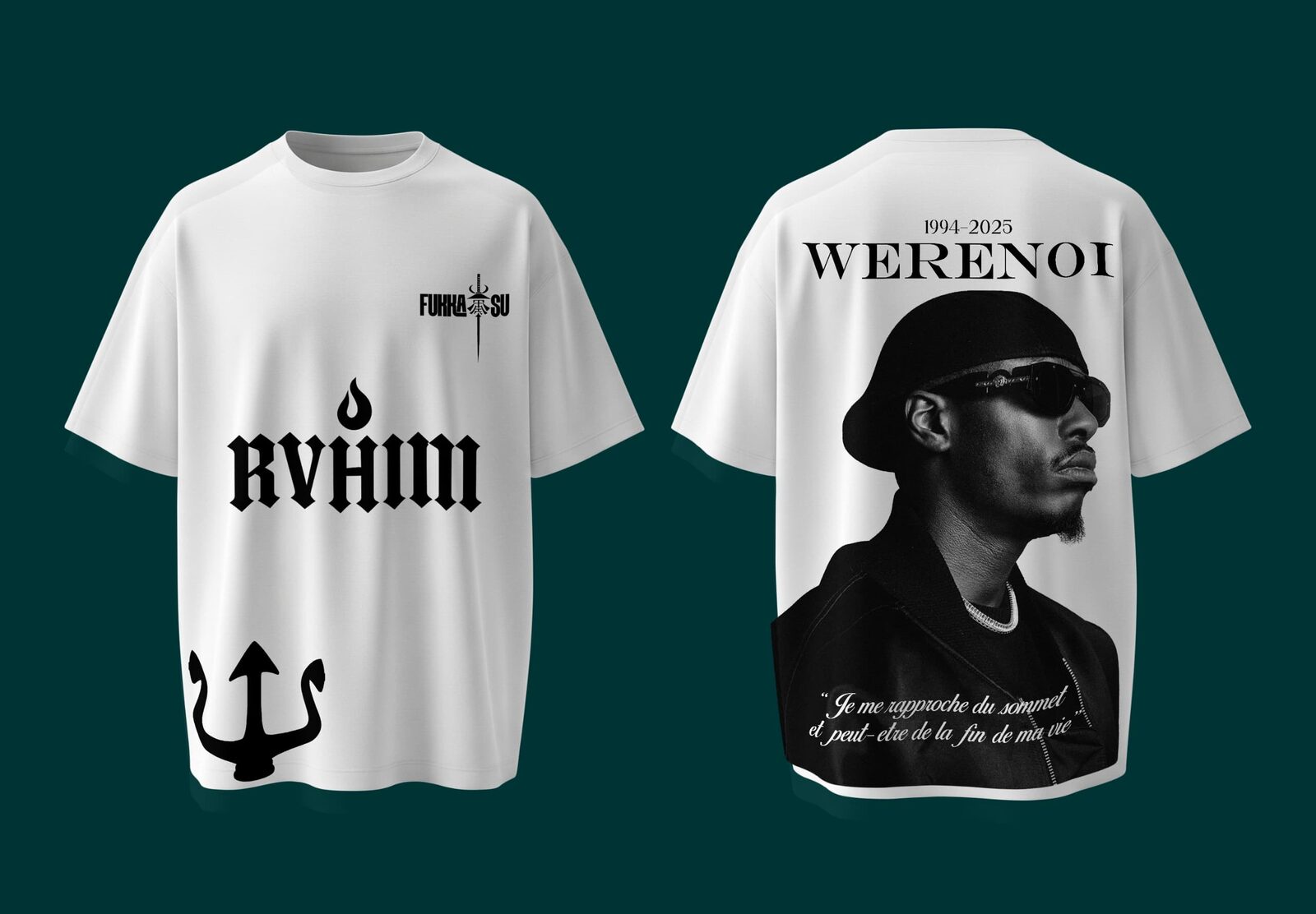 T shirt personnalisable werenoi