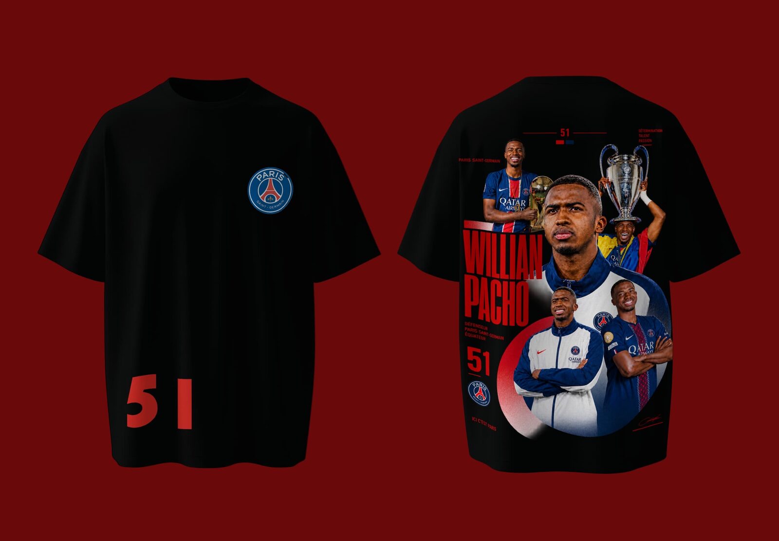 T shirt William pacho